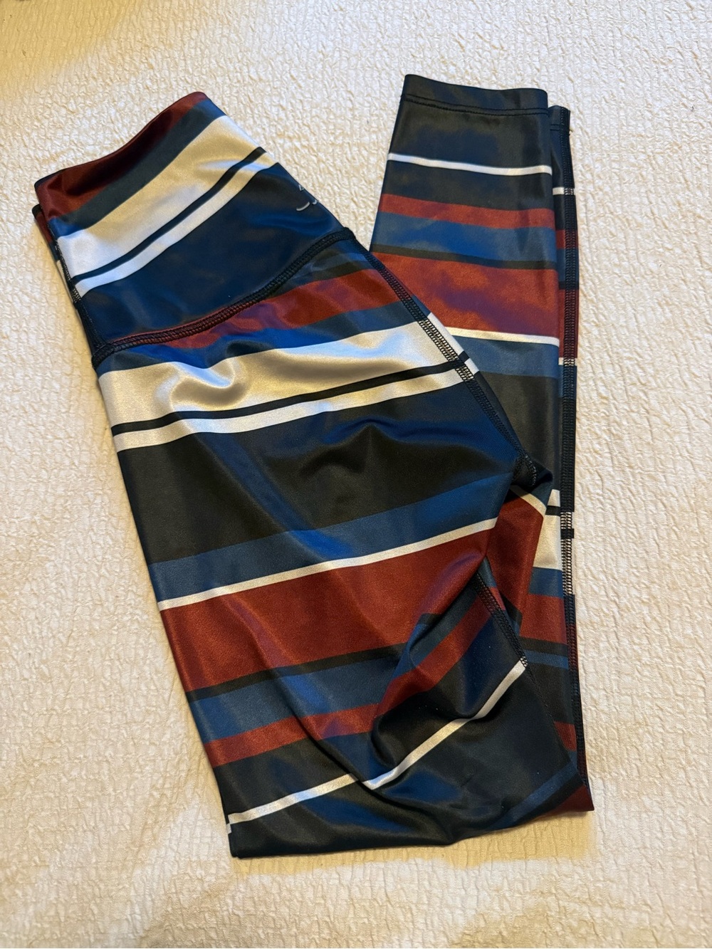 Beyond Yoga Striped Athletic Leggings